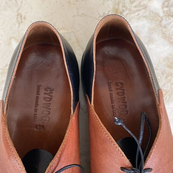 CYDWOQ Olds Handcrafted Leather Derby Shoes - Picture 9 of 13